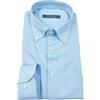 cassera Camicia Uomo Botton Down 100% Cotone Art.01285 stagni MOD.Free (IT, Numero, 43, Regular, Regular, 94 Bastoncino Azzurro)