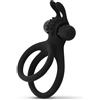 Easytoys Men Only - Share Ring - Anello Fallico Vibrante Doppio con Orecchie Coniglio