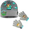 MINECRAFT Cappello Bambino o Invernale Accessori Bambini Set 3 con Sciarpa e Guanti, 2 Pz con Guanti o 1 Pz Berretto (Cappello Sciarpa Guanti Blu, 6-14 Anni)