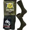 TODO Calzini comodi Real JÄGER 80% lana merino da caccia, da uomo e da donna, anti-bolle, senza gomma. (47-50, SMTG1 - Kaki), SMTG1 - Khaki