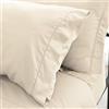 Catherine Lansfield Fantasy Sateen Natural Set di lenzuola per letto 180-260 x 280 + 2 cuscini 50 x 110