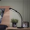 EMOS Lampada da tavolo a LED KYLE 5,5 W, luminosità 300 lm, ricarica cellulare con USB o wireless, timer, dimmerabile, colore della luce regolabile (3000-4500 K), alto CRI (>90), cavo di ricarica da