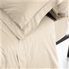 Catherine Lansfield Fantasy Sateen Natural Set di lenzuola per letto 90-160x280 + cuscino 50x110