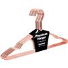 Qualsen Gruccia Appendiabiti 10 Pezzi 42cm Oro Rosa Grucce in Metallo Attaccapanni Armadio