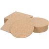 QUARKZMAN 20pz 3mm Spessore Sughero Sottobicchiere per Bevande 4 Legno Sughero Sottobicchieri Assorbente Quadrato Bevanda Sottobicchieri per Cold Bevanda Vino Bicchiere Tazza Marrone