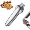 FANNITE Clip per Castagne, Pinza Castagne Schiaccianoci, Taglia Castagne, Pinze per Castagne, 2 in 1 Dispositivo di Apertura per Castagne, Pelapatate per Castagne in Acciaio Inossidabile