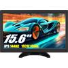 CAMECHO 15.6 Pulgadas Mini Monitor Full HD 1920 * 1080 Altavoz Incorporado con HDMI-VGA Entrada-RAC-BNC Display Video Player Monitor para Juego/PC/TV/DVD/Cámara de Vigilancia