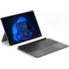 Ninkear T40 2 in 1 Laptop 14 Pollici Laptop con Touch Screen Intel N100 16GB RAM DDR5 512GB SSD, Tastiera QWERTZ RGB W-11 Home, WiFi 6, Nero