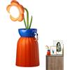 Generic Lampada da tavolo a LED a forma di , Lampada da tavolo decorativa a , Lampada da scrivania con ricarica wireless, Lampada da scrivania floreale senza fili, Luce notturna a ricaricabile