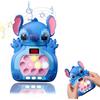 Ycaaeo Pop It Elettronico,Light Up Pattern Popping Games,Quick Push Bubble Game,Pop It Fidget Quick Push Bubbles Game Giocattoli Sensoriali Divertenti Regalo per Bambini e Adulti (Blu)