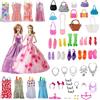AYNKH 54 Pezzi 11,5 Pollici/30CM Bambola Moda Vestiti Accessori Set, Bambola Accessori, Abiti da sera, Mini Abiti, Abiti da Festa, Borse, Scarpe, Accessori Gioielli, Stili Bambola Casuale