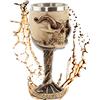 mtb more energy Calice decorativo Octos Best Brew - Calice da vino con teschio (160 ml) con tentacoli di cravatte, altezza 18 cm, decorazione fantasy horror