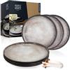 Moritz & Moritz VIDA Set di 6 piatti da cena, colore beige, per 6 persone, in porcellana, lavabili in lavastoviglie e adatti al microonde