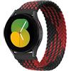 EMIOBAND Solo Loop Intrecciato Compatibile per Samsung Galaxy Watch 5/Galaxy Watch 4 40mm 44mm/Galaxy Watch 4 Classic,20mm Nylon Elastico Sportivo Cinturino per Galaxy Watch 3 41mm/Galaxy Watch 5 pro 45mm