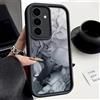 FORLUZ Custodia in marmo per Samsung Galaxy S24 S23 S22 Ultra S21 S20 FE A55 A34 A15 A35 A52 A53 A54 5G Cover morbida in silicone antiurto, A408 Nero, per Samsung A35 5G