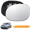 DXiongW Vetro a Specchio Sostituzione per Citroen C3 02-10 C2 03-09 Pluriel | Sinistro Vetro Specchietto Retrovisore Esterno Riscaldabile Asferico Lente di Retromarcia per Citroen XSARA Picasso Peugeot