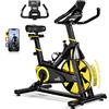 LABGREY Cyclette Professionale, Bicicletta ad attrito Indoor da Camera con Schermo LCD e Portabicchieri, Volano 15kg, per Fitness ed Esercizio a Casa