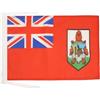 AZ FLAG Bandiera Bermuda 45x30 cm - Bandierina Bermudiana 30x45 cm Cordicelle