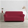 Italian Bed Linen Copridivano Pretty Bielastico Sagomato - Copertura Divano Elasticizzata, 2 POSTI Tessuto Estensibile da 115 a 160 cm, Lavabile - BORDEAUX