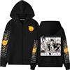 jiminhope Unisex Soul Eater Zip Felpa Maka Albarn Zip Felpa Black Star Anime Cardigan Manica Lunga