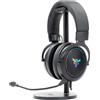 iTek Cuffie Gaming H500 - 7.1 Virtuale, Contr. Volume, RGB LED, USB, Mic removibile, (stand non incluso) - ITHGH500