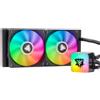 ITEK Dissipatore a liquido SKETLIQ 240 ARGB - 240mm, skt universale, PWM, ARGB tramite controller o MB - ITLCSKEA240