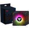 ITEK Kit 3x Ventola per case UW12 Black - 12cm, ARGB Sync 5V 3pin, 4pin PWM, Senza fili - ITCFAK3UW12B