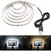 FOLGEMIR Retroilluminazione TV LED, 4 metro 240 LEDs - Bianca Freddo, Striscia luminosa LED, Adatto per HDTV e PC a schermo piatto, Flessibile, non impermeabile - IP20