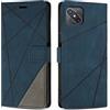 SONWO Cover per Oppo Reno 4Z 5G Custodia, Flip Caso in PU Pelle Case Cover Premium Portafoglio Custodia per Oppo Reno 4Z 5G, Supporto Stand, Slot per Schede, Blu