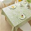 Morbuy Tovaglia Rettangolare Copritavolo Cerata Facile da Pulire Lavabile Tovaglia PVC per la Decorazione del Tavolo da Pranzo della Cucina (120x180cm,Fiori 2)