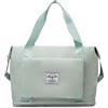FANDARE Borsone da Viaggio Pieghevole Uomo Donna - Borsa Sportiva Weekender Grande per Palestra, Piscina, Nascita, Ospedale - Con Scomparto Scarpe - Verde