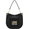 Love Moschino BORSA A SPALLA Donna, Nero, 26X28X10