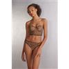 Intimissimi Bustier A Fascia Giada Stampa Animalier Always Glamorous Marrone
