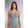 Intimissimi Canottiera Con Spalla Stretta In Cotone Blu