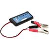 ANSMANN Tester per Batterie Auto 12V - Voltaggio Livello Ricarica Capacità - Facile da Usare Morsetti Colorati - Spie LED Protezione Corto Circuito
