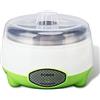 Tbest Yogurt Macchina Cact Yogurtiera Macchina Contenitore in Acciaio Inossidabile Yogurtiera per Yogurt Fai da Te Fatto in Casa G 15W Spina UE 220V Giardinaggio Domestico (Spina europea 220 V)
