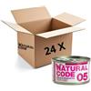 NATURAL CODE Offerta multipack Natural code 05 pollo e prosciutto 85gr x 24 pz