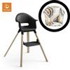 Stokke - Seggiolone Clikk con cuscino Multi Circles - Black Natural