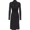 Pinko ADONE Abito Interlock Fluido Vestito Casual, Z99_Nero Limousine, M Donna