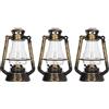 Dilwe Lampada Illuminata per Casa delle Bambole 3 Pezzi, Lampada a Cherosene Fai da te Retro, Decorazioni di Lanterne Miniature per Casa delle Bambole 1/12 1/6