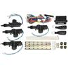 Shkalacar Kit di Chiusura Centralizzata con Telecomando per Sistema di Apertura Senza Chiave Serratura Portiera Auto Universale con Pulsante di Rilascio del Bagagliaio