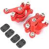 KIMISS Pinza Freno Minimoto Cinese + Pinza Freno a Disco Sostituita Pastiglia Anteriore Pinza Freno a Disco Posteriore con Pastiglie Freno Adatta per Mini Moto Kid Atv Quad Auto