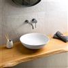KAMALU Lavabo bagno da appoggio bacinella in ceramica | KLIT-4150