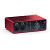 Focusrite Scarlett 4i4 (4° gen.), interfaccia audio USB per musicisti, cantautori e creatori — Registrazioni professionali ad alta fedeltà e tutto il software necessario