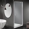 Leroy Merlin Box doccia con ingresso frontale battente Zesk L 80 x H 190 cm, vetro 6 mm profilo cromato