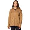 Columbia Maglione Meteo Sherpa Full Zip 2 Giacca in Pile Intera, Marrone Cammello mélange, S Donna