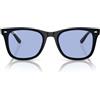 Ray-Ban Occhiali da Sole RB4420 601/80 Nero/Blu Unisex