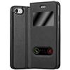 Cadorabo Custodia Libro per Apple iPhone 7 / 7S / 8 / SE 2020 in NERO COMETA - con Funzione Stand e Chiusura Magnetica - Portafoglio Cover Case Wallet Book Etui Protezione