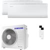 Samsung Condizionatore Samsung Cebu S2 dual split 9000+24000 BTU inverter A++ wifi unità esterna 8 kW codice prodotto AJ080TXJ4KG/EU/AR50F09C1AHNEU_1/AR50F24C1AHNEU_1
