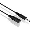 HDSupply LP-AC015-025 Cavo di prolunga audio stereo da 3,5 mm Maschio a 3,5 mm Femmina 2,50 m, nero